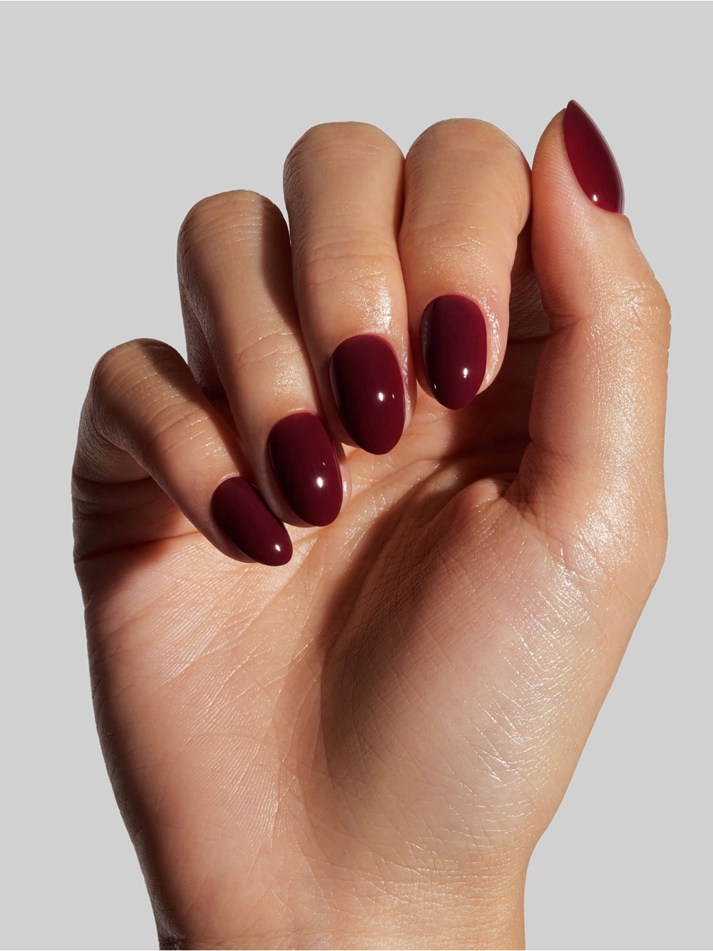 Celebritips Bordeaux Burgundy Press On Nails Extra Short Almond 32 Nails NIB